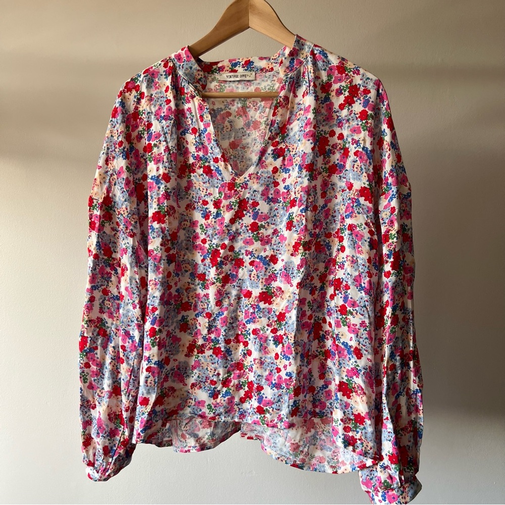 Vintage Love Floral Blouse